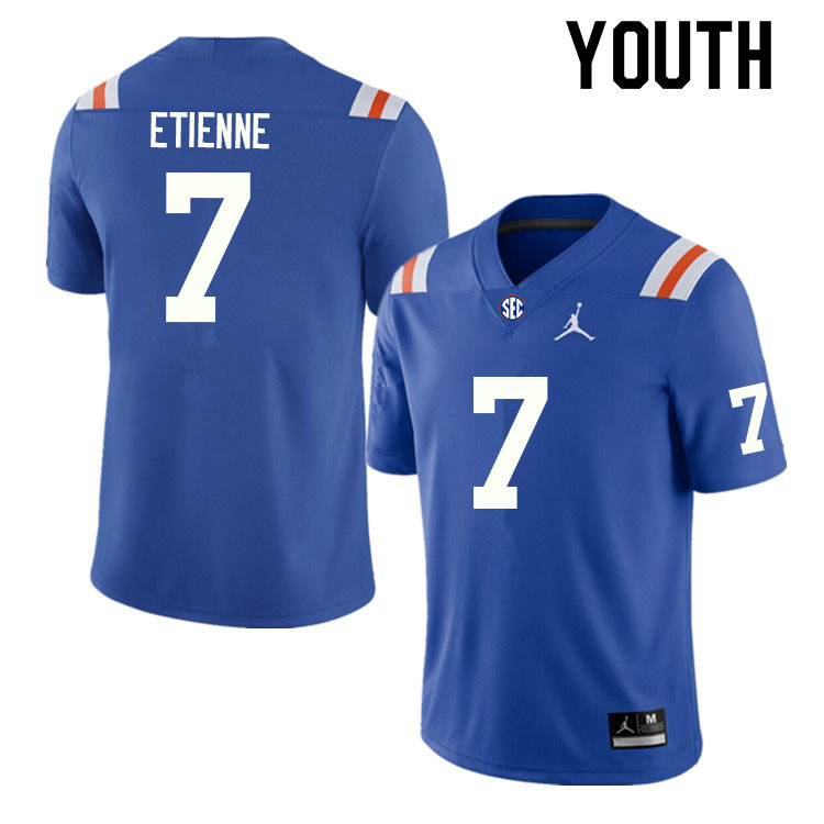 Youth #7 Trevor Etienne Florida Gators College Football Jerseys Sale-Throwback - Click Image to Close